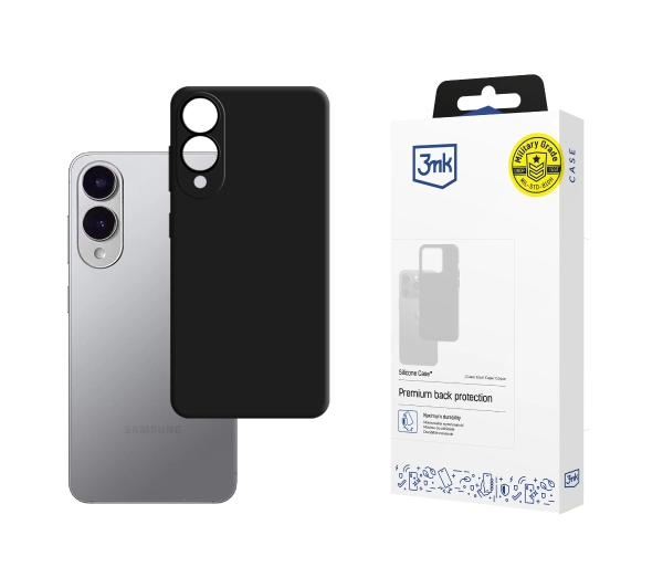 3mk Silicone Case do Samsung Galaxy S25 Edge Czarny