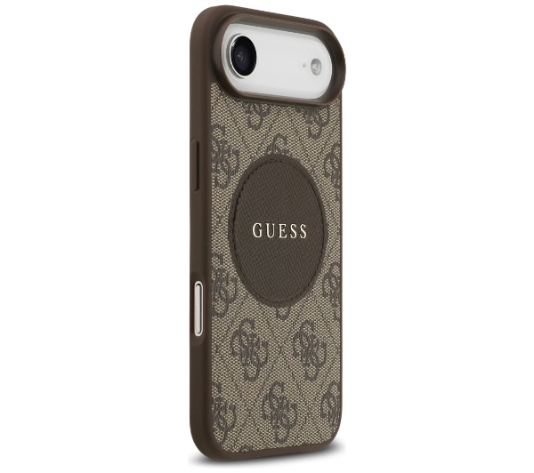 Guess 4G Circle Classic Logo MagSafe do iPhone Air Brązowy