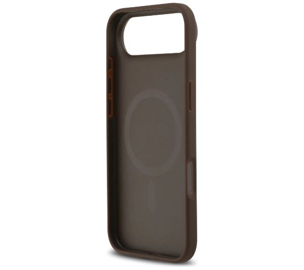 Guess 4G Circle Classic Logo MagSafe do iPhone Air Brązowy
