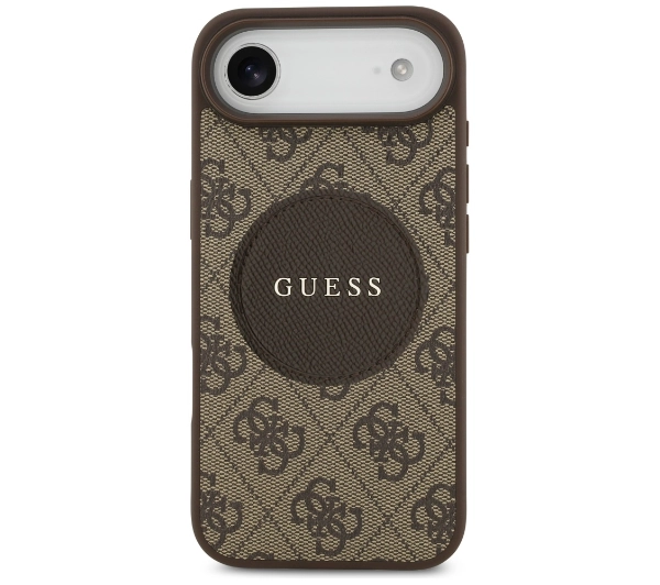 Guess 4G Circle Classic Logo MagSafe do iPhone Air Brązowy
