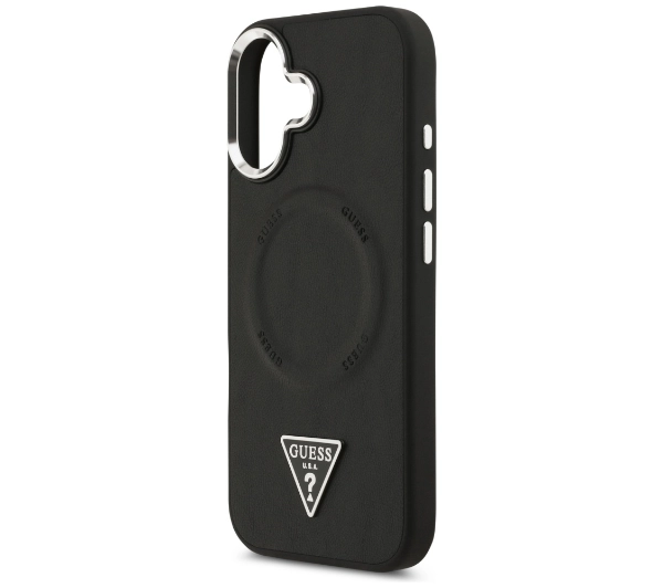 Guess Triangle Logo MagSafe do iPhone 17 czarny