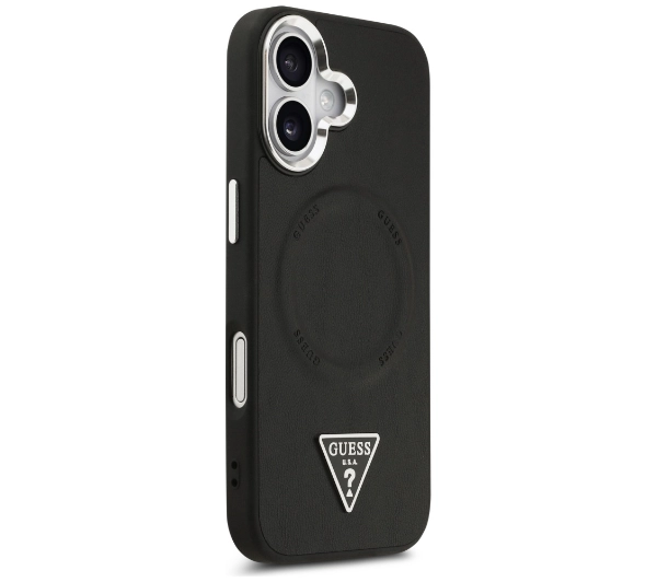 Guess Triangle Logo MagSafe do iPhone 17 czarny