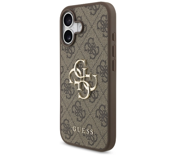 Guess 4G Big Logo do iPhone 17 Brązowy