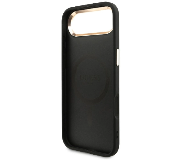 Guess 4G Triangle Logo MagSafe do iPhone Air Czarny srebrny