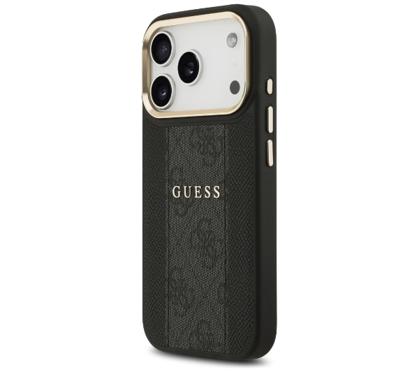 Guess 4G Stripe MagSafe do iPhone 17 Pro czarny