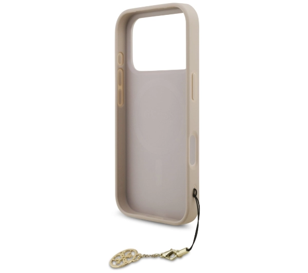 Guess 4G Charms Collection MagSafe do iPhone 17 Pro Różowy
