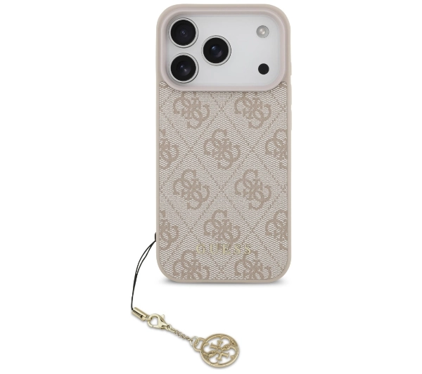 Guess 4G Charms Collection MagSafe do iPhone 17 Pro Różowy