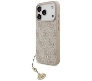 Guess 4G Charms Collection MagSafe do iPhone 17 Pro Różowy