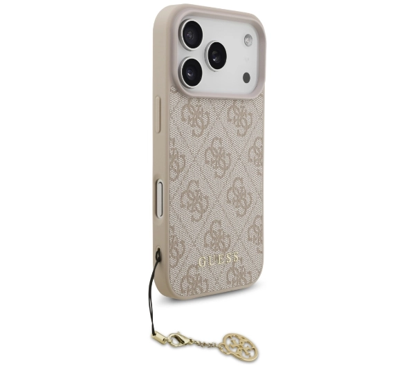 Guess 4G Charms Collection MagSafe do iPhone 17 Pro Różowy