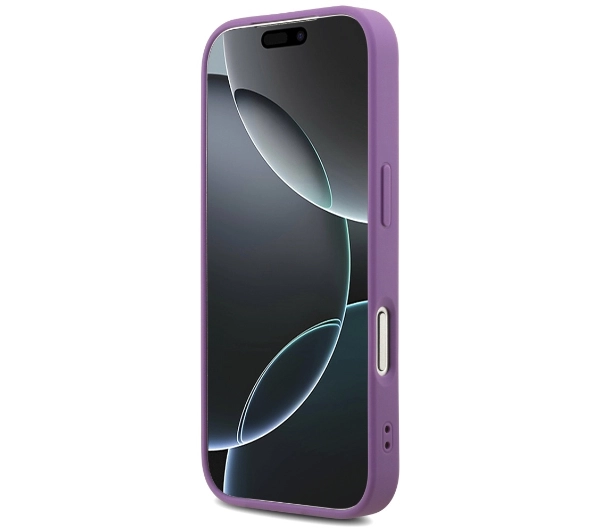 Guess Fixed Glitter Big 4G do iPhone 17 Pro liliowy