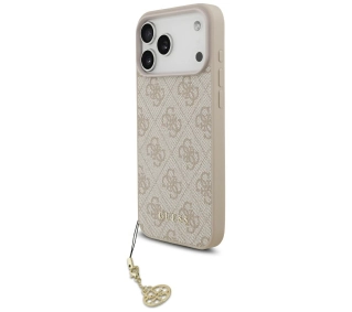 Guess 4G Charms Collection MagSafe do iPhone 17 Pro Max Różowy