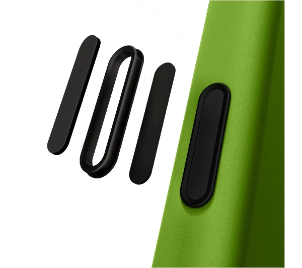 Yaxo Leather Gear Slim Case MagSafe do iPhone 17 Pro Max Zielony