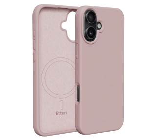 Etteri Silicone Case do iPhone 16 Plus Różowy