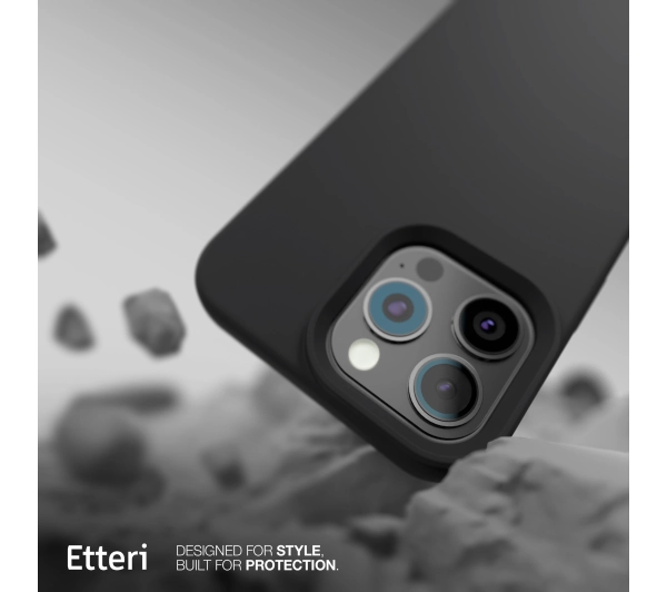 Etteri Silicone Case do iPhone 14 Czarny