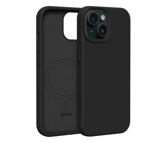 Etteri Silicone Case do iPhone 15 Czarny - ⚡ EURO HIT CENOWY! ⚡
