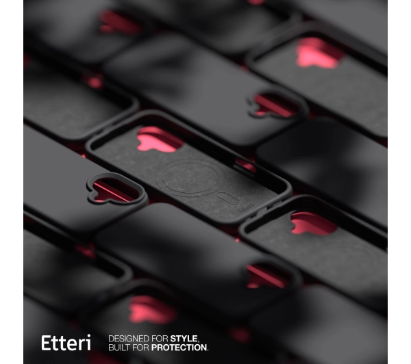 Etteri Silicone Case do iPhone 16 Czarny