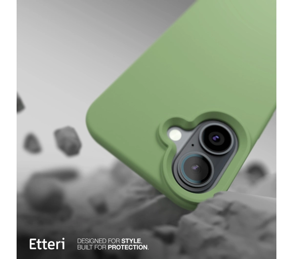 Etteri Silicone Case do iPhone 16 Plus Zielony
