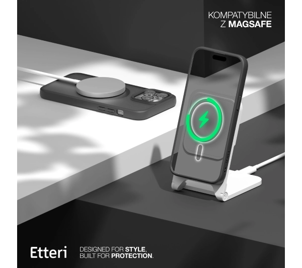 Etteri Matt Mag do iPhone 16 Pro 6,3 Czarny