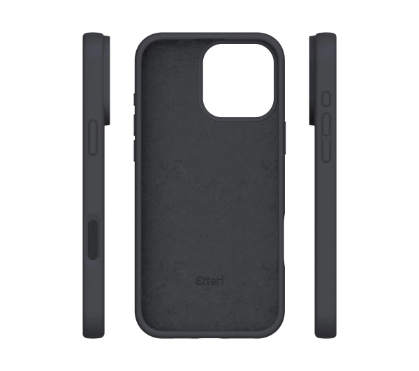 Etteri Silicone Case do iPhone 16 Pro Max Czarny