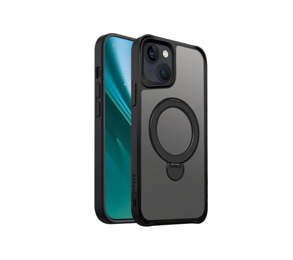 Etteri Matt Mag Ring do iPhone 14 Czarny