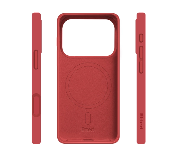 Etteri Silicone Case do iPhone 17 Pro Max Malinowy
