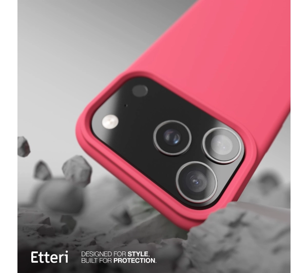 Etteri Silicone Case do iPhone 17 Pro Max Malinowy