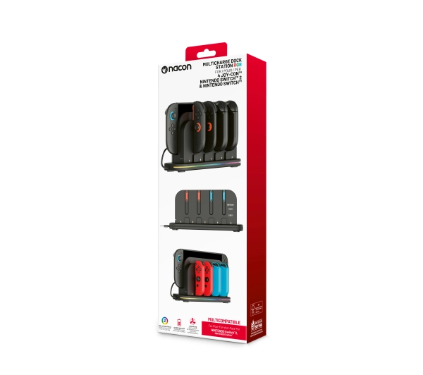 Nacon SWITCHNEWDOCK+JC do kontrolerów Joy Con z podstawką RGB pod dock Nintendo Switch 2