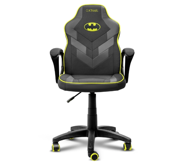 Trust GXT 703BM Revvo Kids Dla dzieci do 110kg Tkanina Skóra ECO Czarno-żółty Batman