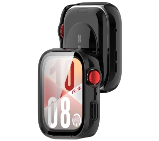 Bizon ze szkłem do Huawei Watch Fit 4 czarny