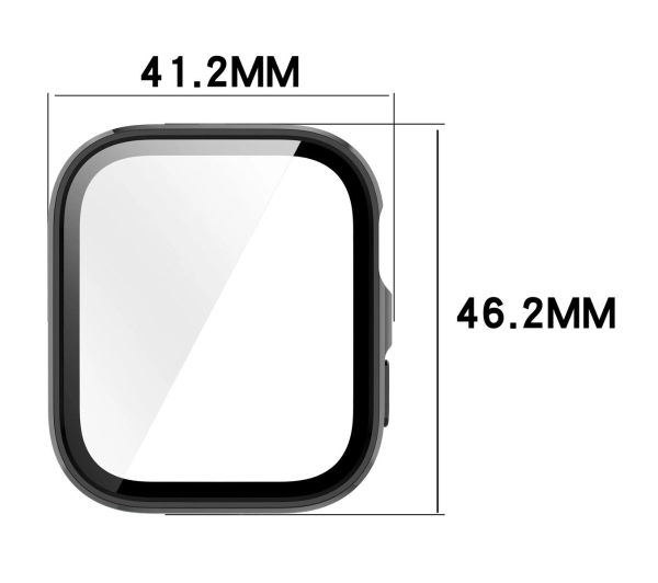 Bizon ze szkłem do Huawei Watch Fit 4 czarny