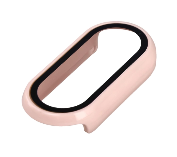 Bizon ze szkłem do Xiaomi Smart Band 10 różowy