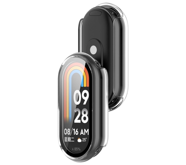 Bizon ze szkłem do Xiaomi Smart Band 10 przezroczysty
