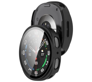 Bizon ze szkłem do Samsung Galaxy Watch 8 44 mm czarny