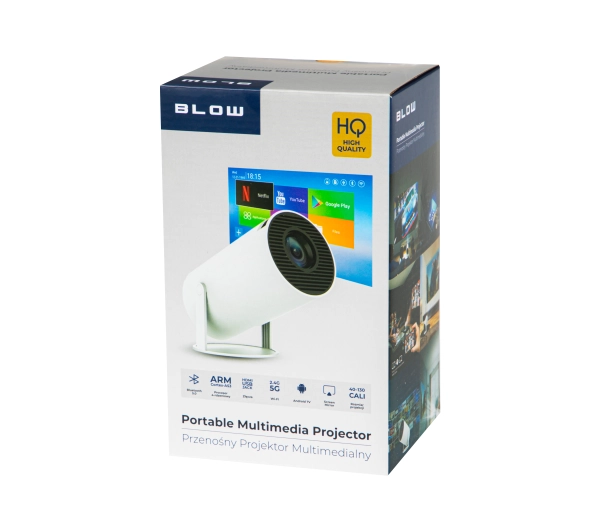 BLOW Cinema White HD LED Ready Bluetooth Wi-Fi Android TV