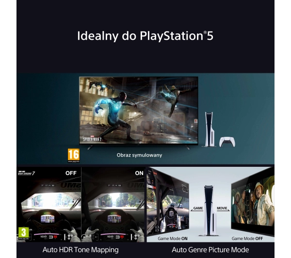 Sony BRAVIA 8A K-65XR8A 65" 4K OLED 120Hz Google TV Dolby Vision Dolby Atmos DTS-X HDMI 2.1 DVB-T2 - ⚡ EURO HIT CENOWY! ⚡ - Kup na Raty - RRSO 0%