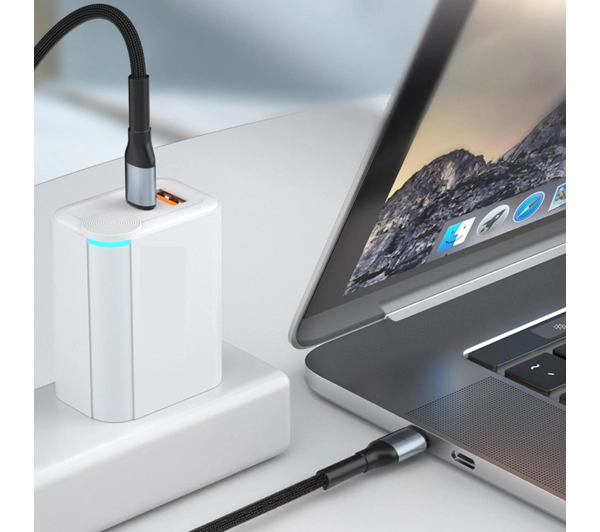 3mk Hyper Cable N-SERIES USB-C do USB-C 2m 20V/3 A 60W Czarny