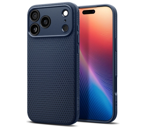 Spigen Liquid Air do iPhone 17 Pro Max Niebieski