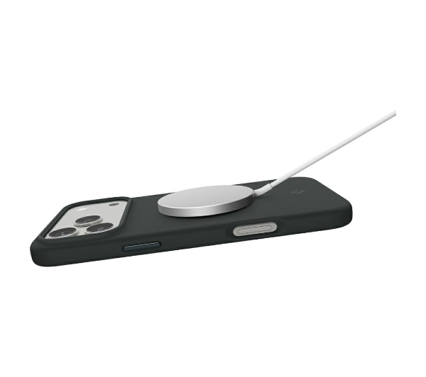 Spigen Silicone Fit MAG MagSafe do iPhone 17 Pro Max Zielony