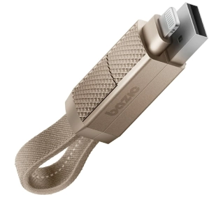 Bazic USB-A/USB-C do USB-C/Lightning 0,15m Złoty