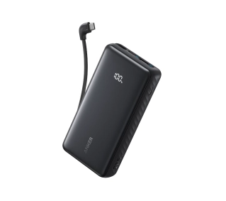 Anker Zolo (A110EH11) 20000 mAh 22.5W Wbudowany kabel USB-C Czarny - ⚡ EURO HIT CENOWY! ⚡