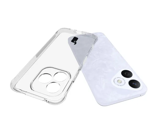 Bizon elastyczne etui Salpa + 2x szkło hartowane Clear Pack do Honor 400 Lite 5G
