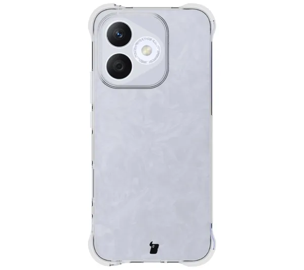 Bizon elastyczne etui Salpa + 2x szkło hartowane Clear Pack do Honor 400 Lite 5G