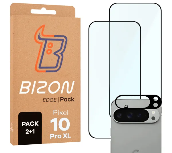 Bizon 2x Szkło + szybka na aparat Edge 2 Pack do Google Pixel 10 Pro XL