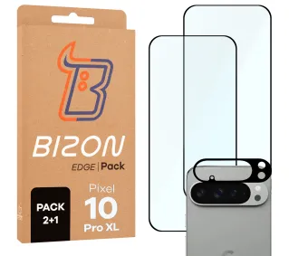 Bizon 2x Szkło + szybka na aparat Edge 2 Pack do Google Pixel 10 Pro XL