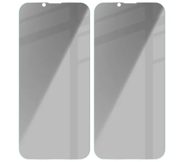 Bizon prywatyzujące Clear Shadow Duo do iPhone 16e / 14 / 13 Pro / 13