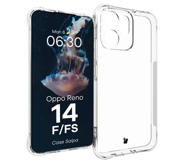 Bizon Elastyczne Salpa do Oppo Reno 14 F / FS Przezroczysty