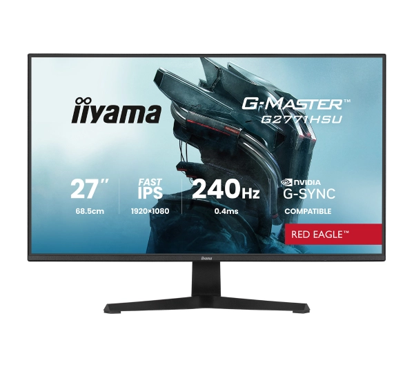 iiyama G-Master Red Eagle G2771HSU-B1 27" Full HD Fast IPS 240Hz 0,4 MPRT Gamingowy
