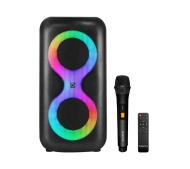 Manta SPK0401B100 ERIS 100W Bluetooth Mikrofon Karaoke Czarny