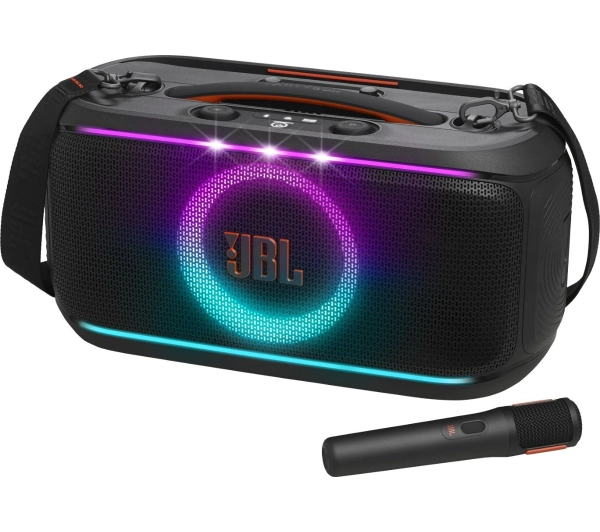 JBL PartyBox On-The-GO 2 100W Bluetooth Mikrofon Karaoke Czarny