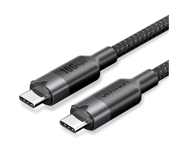 Vention USB-C do USB-C 3.2 5A 1m Czarny